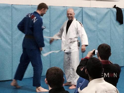 Blue belt · February 18, 2015 · Promoted by Eric Dahlberg