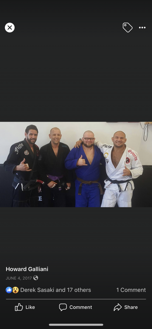 Purple belt · October 10, 2015 · Promoted by Chris Dealy