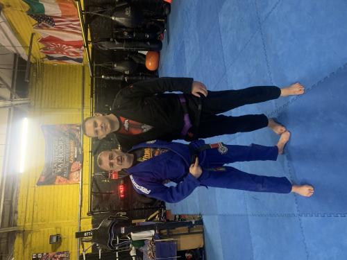 Purple belt · November 30, 2019 · Promoted by Kieran O’Brein