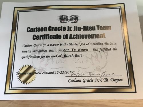 Black belt · December 22, 2019 · Promoted by Carlson Gracie Junior
