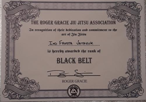 Black belt · October 31, 2019 · Promoted by Roger Gracie