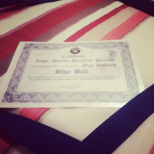 Blue belt · October 6, 2020 · Promoted by Luis Felipe Martins
