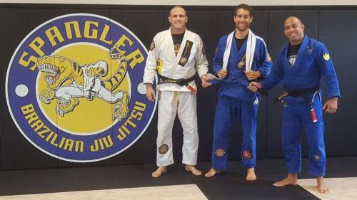 Blue belt · September 6, 2016 · Promoted by Sean Spangler