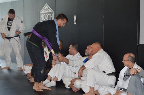 Purple belt · August 12, 2019 · Promoted by Josh Leduc