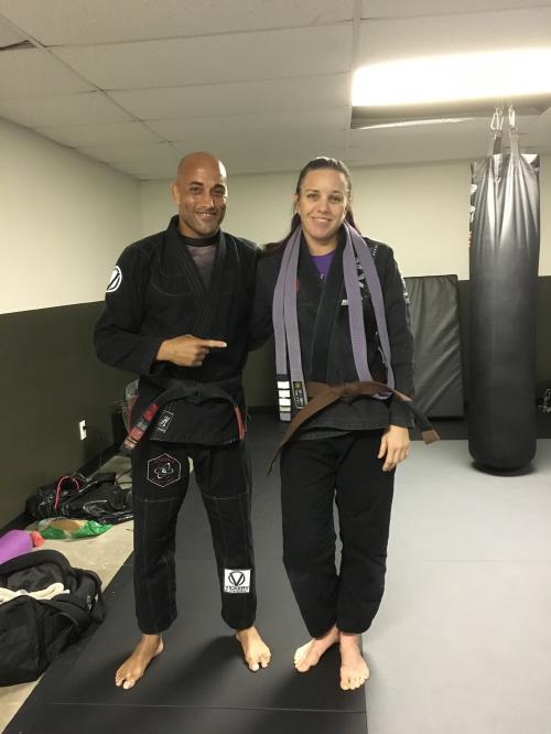 Brown belt · November 9, 2017 · Promoted by Carl Vickery