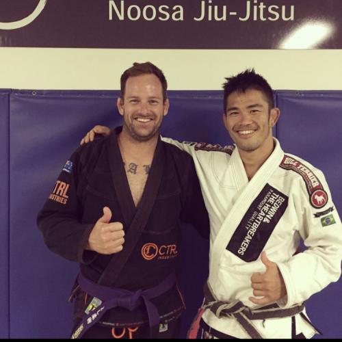 Purple belt · April 4, 2015 · Promoted by Yoshinori Hasegawa