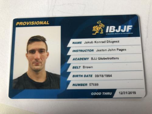 Brown belt · February 15, 2016 · Promoted by Tomasz Skórkowski