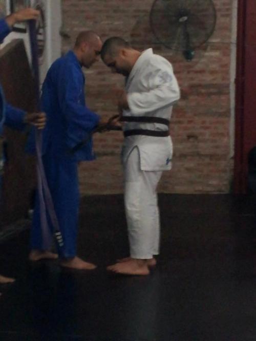 Brown belt · April 17, 2012 · Promoted by Sergio Dejesús