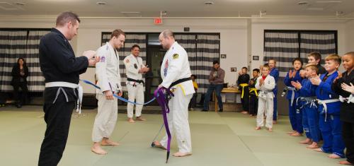 Purple belt · November 30, 2017 · Promoted by Cliff Harris
