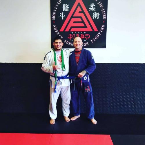 Blue belt · February 15, 2020 · Promoted by Bryan Evans