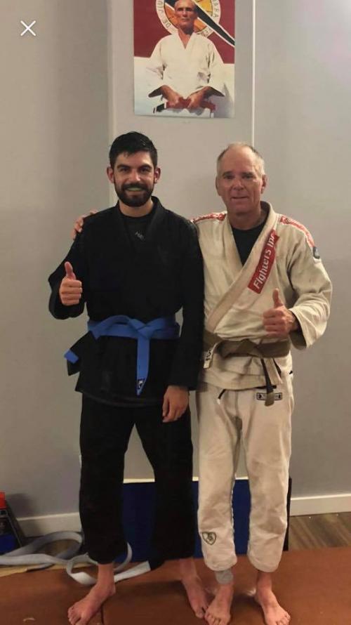 Blue belt · October 20, 2018 · Promoted by Chris Kading