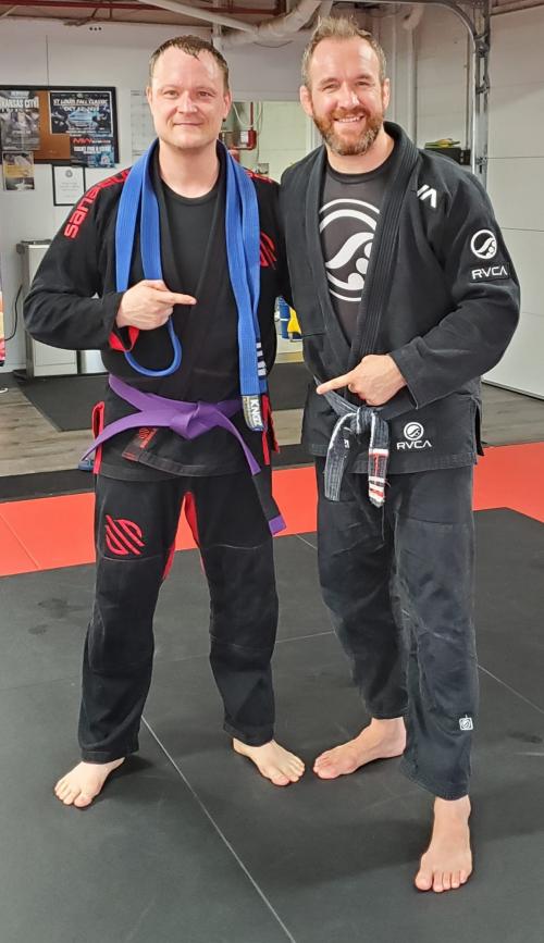 Purple belt · September 7, 2019 · Promoted by Kyle Watson