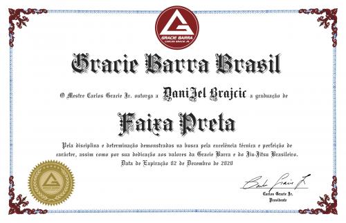 Black belt · December 27, 2017 · Promoted by Carlos Lemos Jr