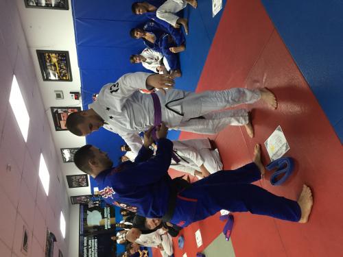 Purple belt · October 16, 2015 · Promoted by Vagner Rocha