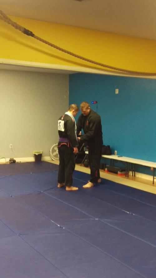 Purple belt · July 2, 2018 · Promoted by Tim Thurman