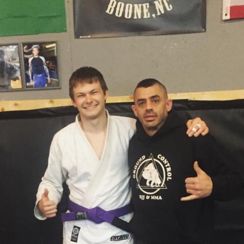 Purple belt · March 30, 2017 · Promoted by Jeff Cope