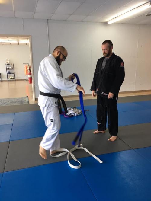 Blue belt · October 20, 2017 · Promoted by Lance Yager
