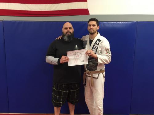 Blue belt · January 1, 2017 · Promoted by Chris papandria
