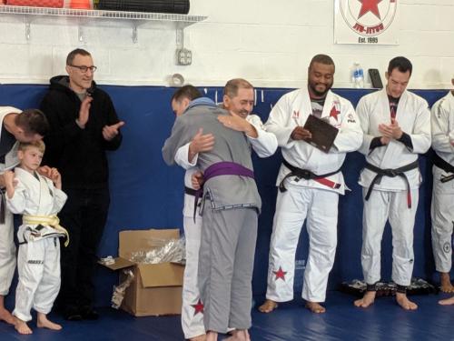Purple belt · October 19, 2019 · Promoted by Roberto Maia