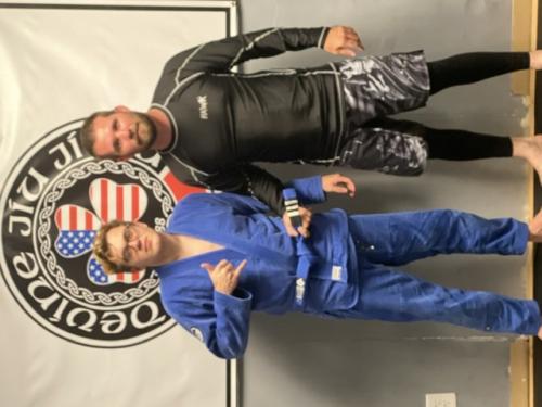Blue belt · October 6, 2018 · Promoted by Scott Devine