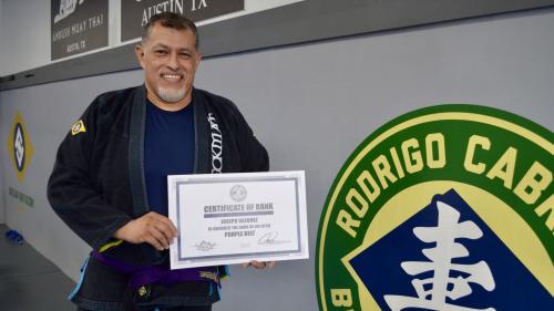 Purple belt · October 28, 2017 · Promoted by Rodrigo Cabral