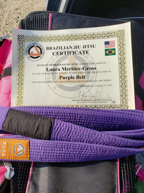 Purple belt · August 4, 2019 · Promoted by Ailson Henrique Brites