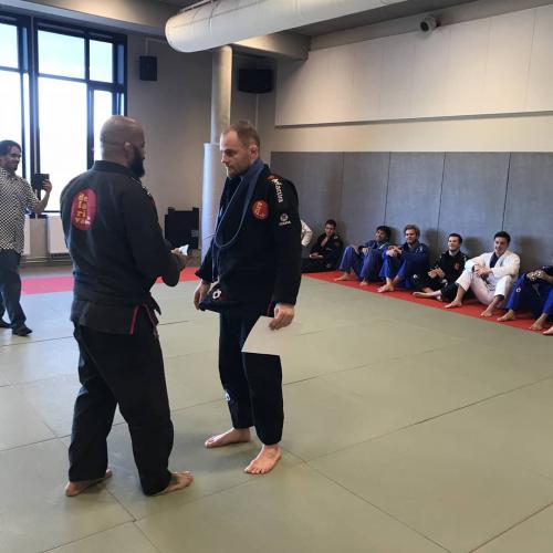 Purple belt · September 15, 2019 · Promoted by Luiz Gonzaga