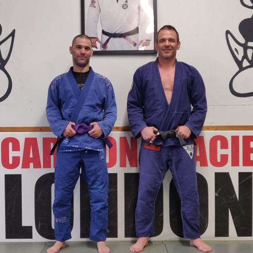 Purple belt · January 26, 2019 · Promoted by Dickie Martin