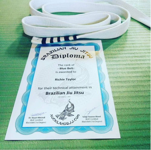 Blue belt · December 2, 2019 · Promoted by Stuart Mitchell