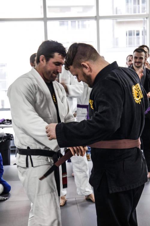 Brown belt · March 9, 2019 · Promoted by Warren Stout