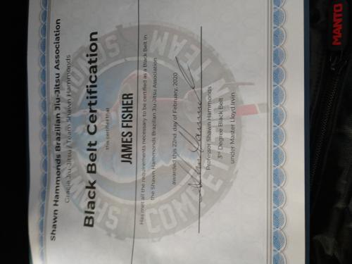 Black belt · February 22, 2020 · Promoted by Shawn Hammonds