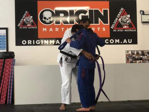 Purple belt · July 10, 2018 · Promoted by Marco Giante Villela