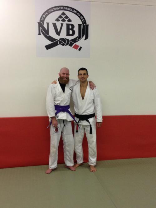 Purple belt · August 15, 2015 · Promoted by Marc Marins