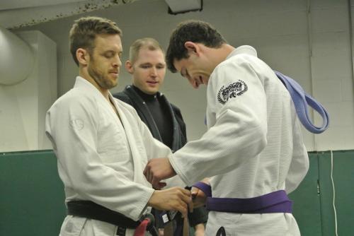 Purple belt · March 19, 2013 · Promoted by Eric Cady