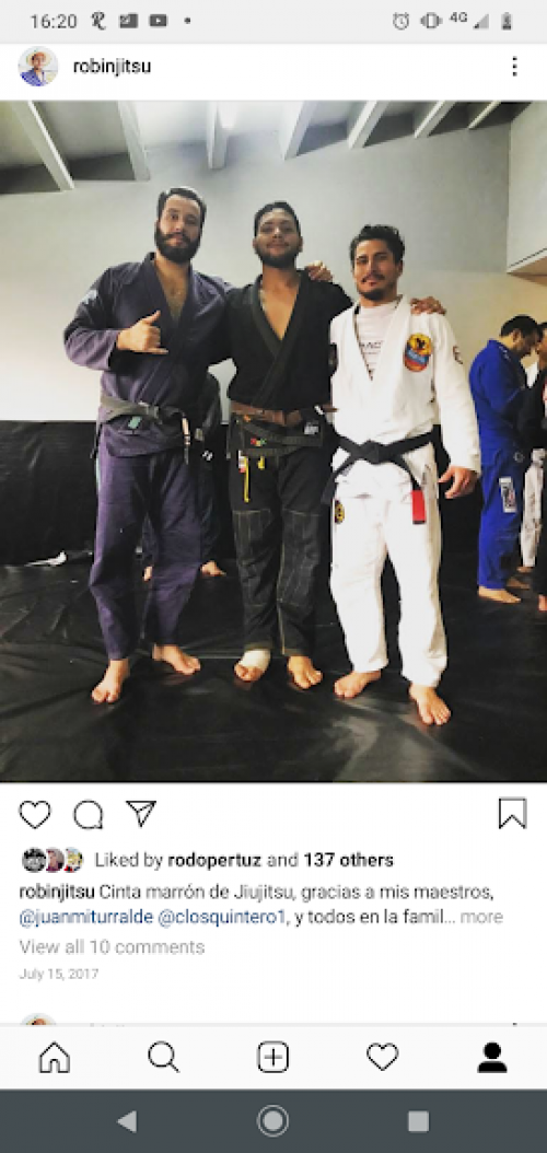 Brown belt · July 15, 2017 · Promoted by Juan Miguel Iturralde