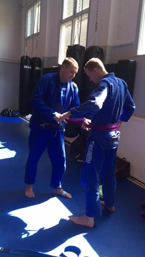 Purple belt · April 22, 2018 · Promoted by Remco Pardoel