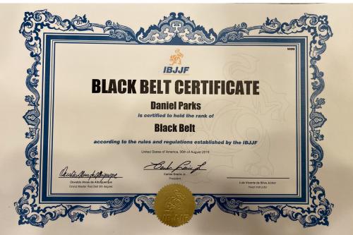 Black belt · September 30, 2018 · Promoted by Vicente junior