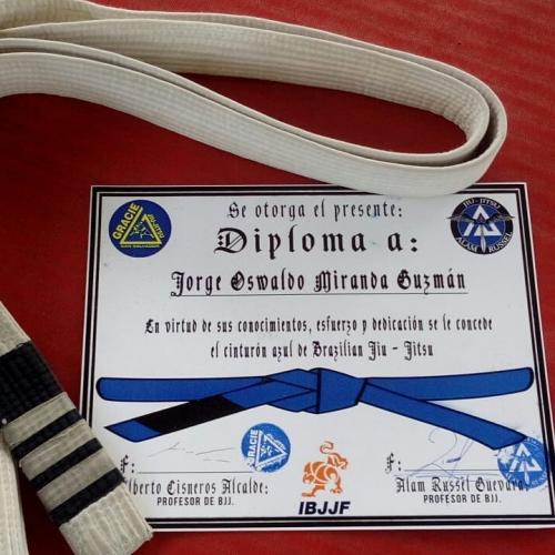 Blue belt · April 28, 2019 · Promoted by Alberto Cisneros Alcalde