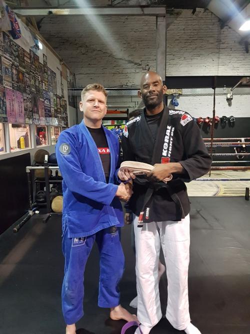 Brown belt · March 29, 2018 · Promoted by Victor Scott