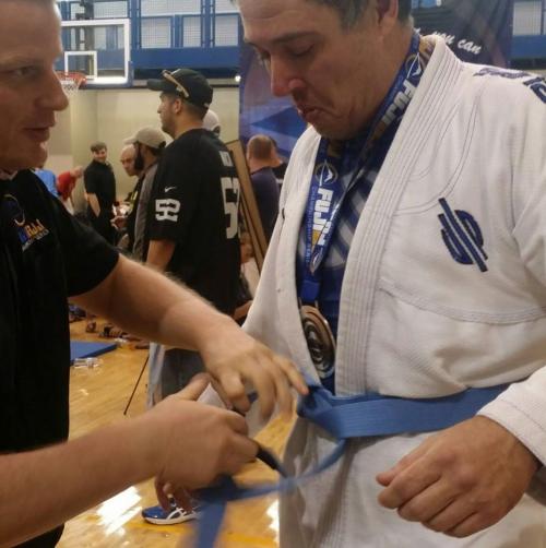 Blue belt · April 2, 2016 · Promoted by J.W. Wright