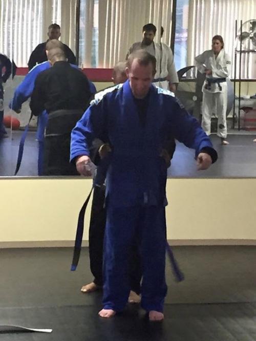 Blue belt · August 6, 2015 · Promoted by Mike Fernandez