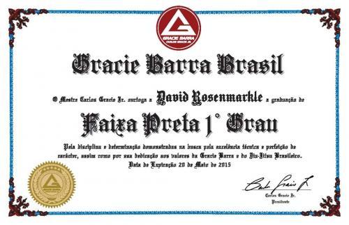 Black belt 1st degree · June 15, 2012 · Promoted by Brian Davis
