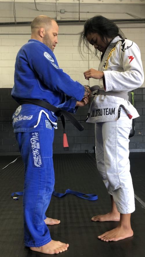 Purple belt · January 27, 2020 · Promoted by Professor Eric Uresk