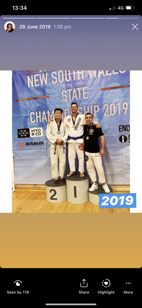 Blue belt · August 27, 2018 · Promoted by Marcelo Rezende