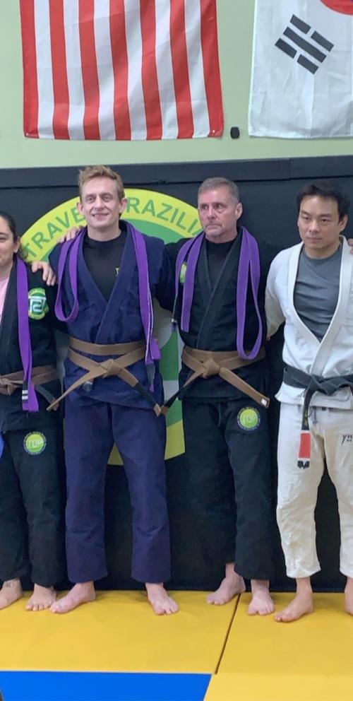 Brown belt · November 9, 2019 · Promoted by Jae Ho Lee