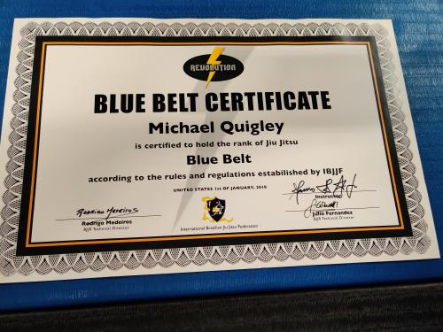 Blue belt · January 1, 2010 · Promoted by Francisco Albuquerque