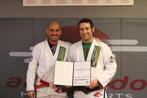 Brown belt · April 22, 2016 · Promoted by Sylvio Behring