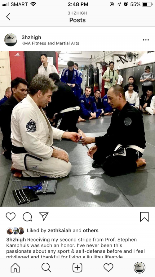 White belt · April 3, 2017