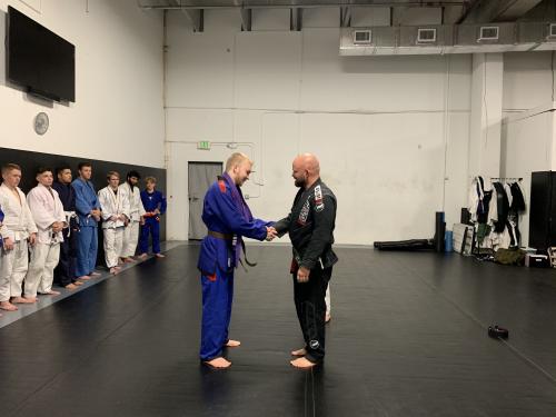 Brown belt · December 20, 2019 · Promoted by Mike Spallholtz