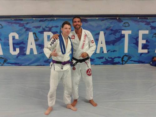 Purple belt · August 12, 2015 · Promoted by Braulio Estima